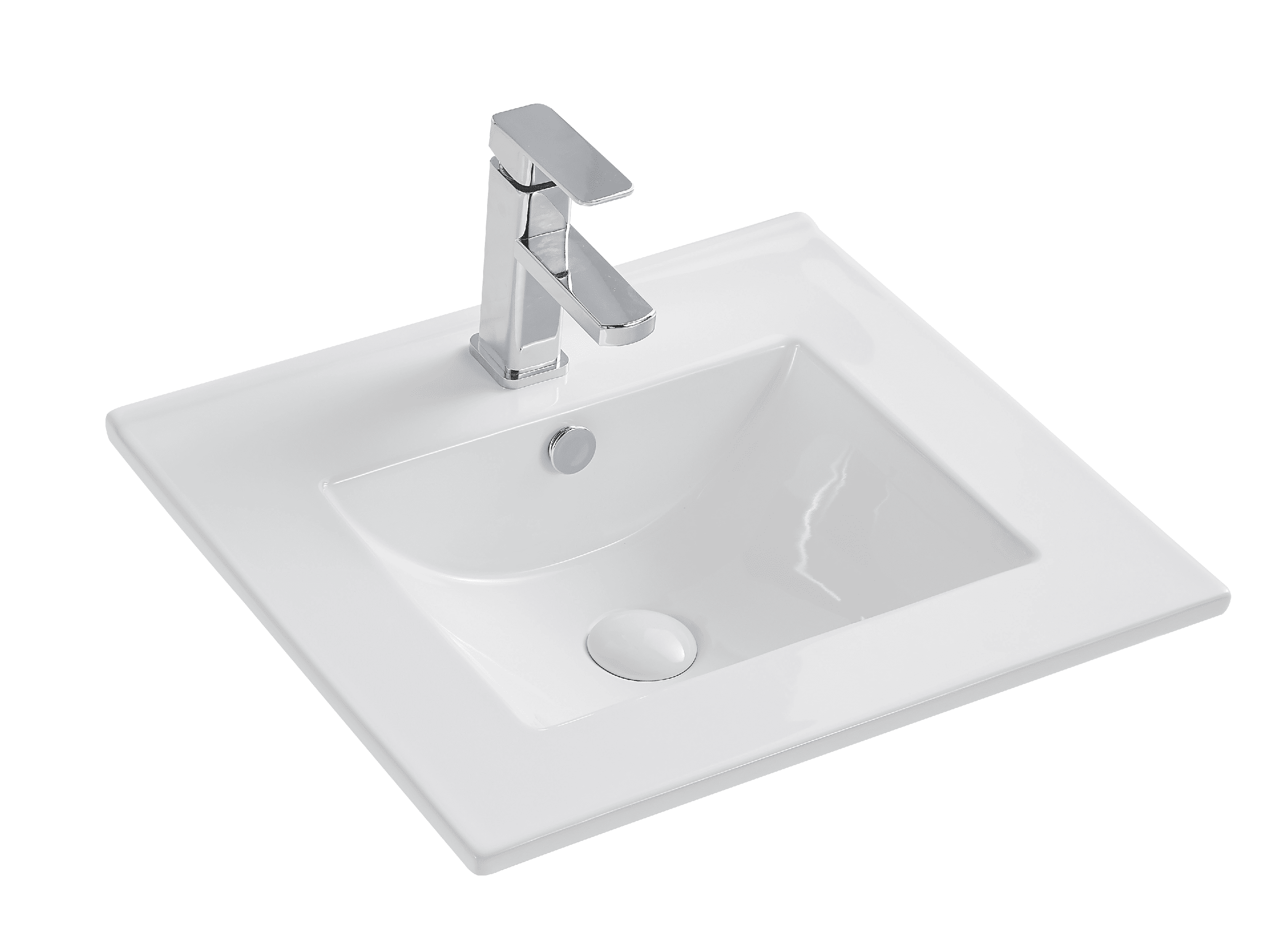 White Ceramic Basin